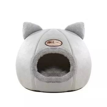 Новый комфорт для глубокого сна зимой, кровать для кошек, небольшой коврик, корзина для маленьких собак, товары для дома, палатка для домашних животных, уютное гнездо-пещера, крытый Cama Gato M