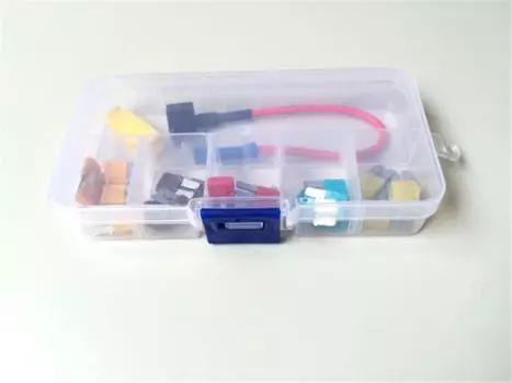 Новый комплект 1 шт. Автомобильный грузовик Тип лезвия Держатель микро2-линейного предохранителя + Съемник 7,5 10 15 20 А