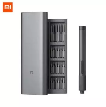 Новый комплект электрических отверток XIAOMI Mijia, 2 шестерни, перезаряжаемая портативная стальная отвертка 24/S2, прецизионная бита, крутящий момент, ежедневное использование