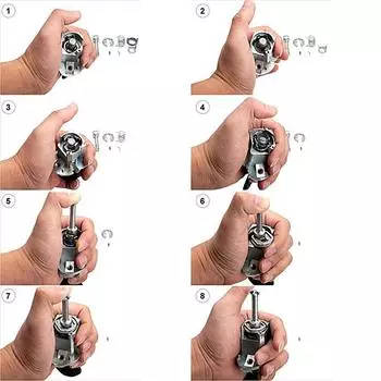 Новый комплект для ремонта цилиндра замка двери 51218244049/51217019973 для BMW 3 серии E46