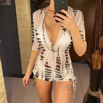 Новый комплект из 3 предметов с накидкой на шею, бикини для женщин, женский купальник, комплект из трех частей, купальный костюм для купания, женский купальник S белый