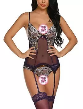 Новый комплект из двух кружевных подвязок для чулок. S