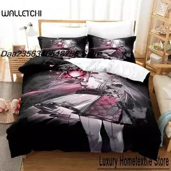 Новый комплект постельного белья Arknights Single Twin Full Queen King Size Bed Set Adult Kids Bedroom Duvet Cover Sets 3D Anime Bed Sheet Set 70x133cm 2pcs