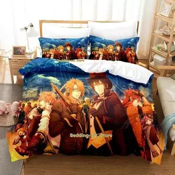 Новый комплект постельного белья Code Realize Guardian of Rebirth из трех предметов в стиле мультфильма «Аниме» для взрослых и детей, наборы пододеяльников 3D Kawaii 70x133cm 2pcs