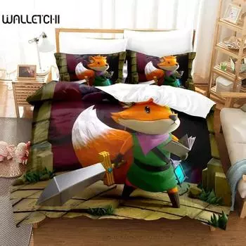 Новый комплект постельного белья с 3D-принтом, туника, игровой комплект, односпальная кровать, двуспальная кровать размера «king-size», комплект постельного белья для взрослых и детей, комплект постельного белья, домашний текстиль 70x133cm 2pcs