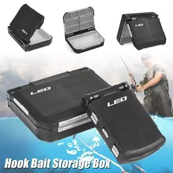 Новый контейнер для рыболовных снастей, приманок, крючков, наживок, ящик для хранения рыболовных инструментов, рыболовных снастей Small