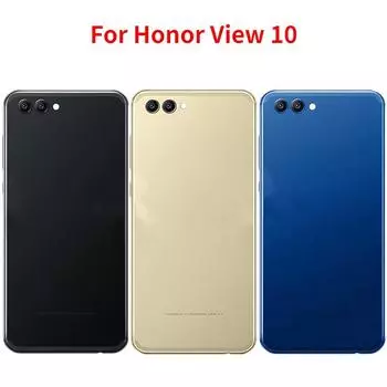 Новый корпус для Huawei Honor View 10 V10 BKL-AL20 L04 L09 AL00, ремонт задней двери аккумуляторного отсека с камерой золотистый
