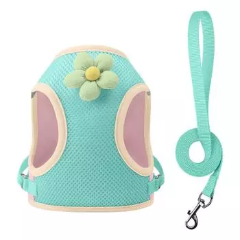 Новый кошачий трос для выгула собак с допамином, кошачий нагрудный ремень, светоотражающий, противоломающийся, для маленьких собак, кошачий трос для выгула собак S