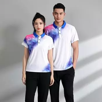 Новый костюм для бадминтона, мужской и женский костюм для настольного тенниса, тенниса, летние спортивные костюмы для бега, дышащий быстросохнущий гоночный костюм M