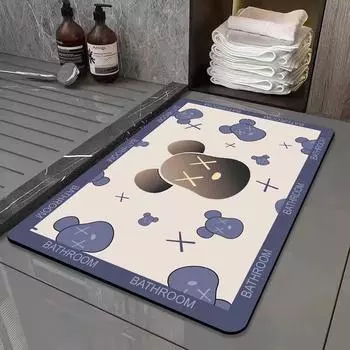 Новый коврик для ванной комнаты Morandi Color, коврик для пола на балконе, современный простой коврик для спальни, гостиной, водонепроницаемый несмываемый ковер 4060cm