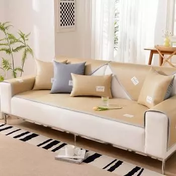 Новый коврик из ротанга с эффектом холода, подушка для дивана, летний коврик, нескользящий чехол для дивана, летний коврик, подушка 60*60cm