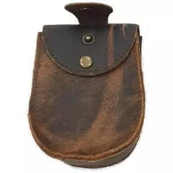 Новый кожаный чехол для ключа от автомобиля/велосипеда, кожаный чехол для дистанционного ключа с петлей для ремня (Рустикальный коричневый)