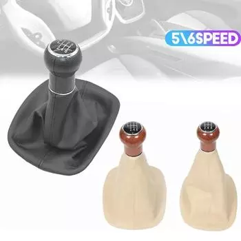 Новый кожаный чехол для ручки переключения передач 5/6 скоростей, чехол для багажника Volkswagen VW Passat B5 1998-2004, аксессуары для стайлинга автомобиля