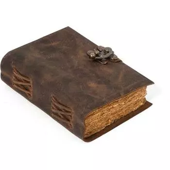 Новый кожаный ежедневник ручной работы, персонализированный блокнот, винтажный дневник, подарок для писателей, личный подарок, художественный альбом для рисования 8 x 6 in коричневый