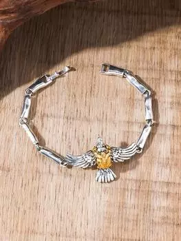 Новый креативный браслет Европа и США модная статуэтка личности орел бамбуковый браслет браслет серебряный