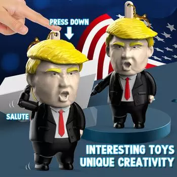 Новый креативный дизайн персонажа забавная пластиковая игрушка пресс-кик дань декомпрессионная игрушка брелок