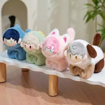 Новый креативный двухмерный милый персонаж-детеныш, кольцо-защелка, плюшевая кукла, браслет, украшение, подарок 26cm