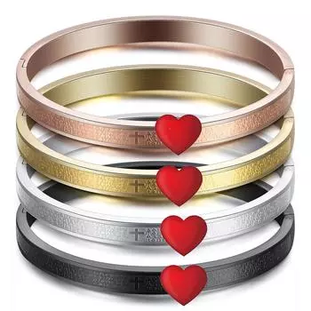 Новый креативный глянцевый трехмерный золотой браслет для пары золотой