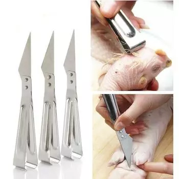 Новый креативный кухонный многофункциональный инструмент из нержавеющей стали для шерсти, заколка для волос в виде свиньи, заколка для перьев, шерсть