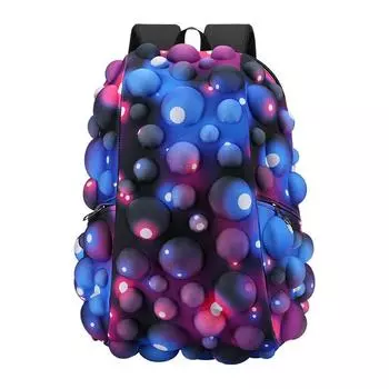 Новый креативный рюкзак унисекс с 3D дизайном, крутые студенческие школьные сумки для девочек-подростков, мальчиков, женщин, мужчин, рюкзаки для ноутбуков чёрный/розовый