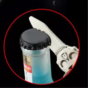 Новый креативный штопор из нержавеющей стали в форме черепа для пивных бутылок, бар, вечеринка, открывашка для вина, мужские штопор, брелок, аксессуары, подарки серебряный