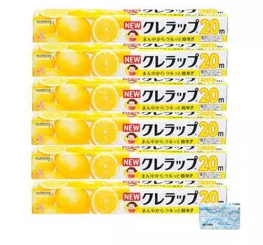 Новый Krewrap НОВЫЙ Krewrap Regular 30 см x 20 м x 6 шт. В комплекте с оригинальной карманной салфеткой