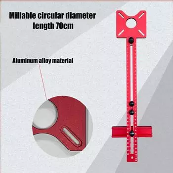 Новый кронштейн для триммера, направляющая кромки, позиционирование режущей доски, инструмент, открывалка для отверстий, фрезерный станок для обработки дерева, круговая фрезерная канавка