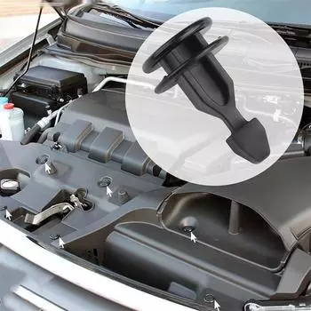 Новый Кронштейн Крышки Перегородки Двигателя Клипса-Пластиковая Заклепка Для Honda Acura