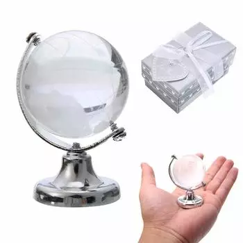 Новый круглый земной шар, теллурион, хрустальное стекло, прозрачное пресс-папье, подставка, декор для стола