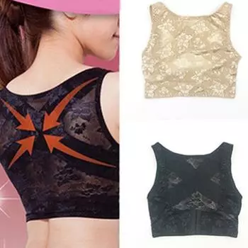 Новый кружевной эластичный корректор осанки, поддержка плеч, поддержка груди, пояс для поддержки груди, бюстгальтер L телесный