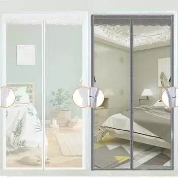 Новый Крытый Насекомое Мухи Москитная Дверь Окно Экран Шторы Москитная Сетка Дверь Анти Москитная Сетка для Кухонных Дверей Домашняя Защита 70x200 cm чёрный