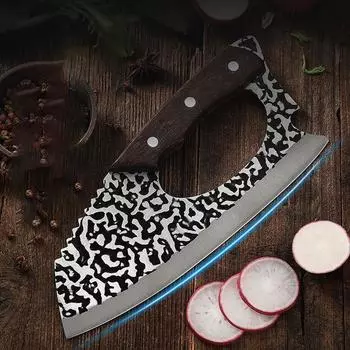 Новый кухонный нож для экономии усилий, нож для обвалки, кованый нож из нержавеющей стали, бытовой нож для овощей, нож для измельчения