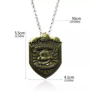 Новый кулон Пять ночей у Фредди Крутой стиль Хип-хоп Цепочка Ожерелье для детей