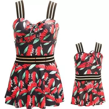 Новый купальник женский цельный купальник доска с модным купальником горячий источник цельный обтягивающий купальник 104