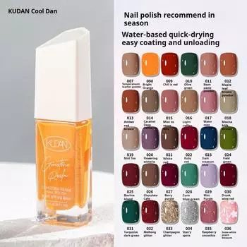 Новый лак для ногтей KUDAN Diamond Realm, быстросохнущий, без выпечки, 10 мл, легкий аромат, лето