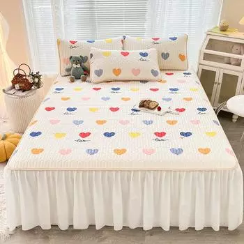 Новый латексный коврик-юбка-кровать, трехсекционный летний тканевый охлаждающий матрас, латексное мягкое сиденье, ледяной шелковый коврик 120cmx200cm