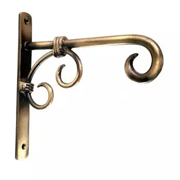 Новый латунный настенный кронштейн для фонаря, подвесы для кашпо, фонари, музыка ветра, подвесные корзины, украшения, латунные подвесы для стены,