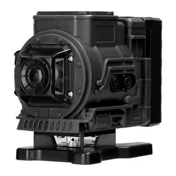 Новый лазерный 12-линейный высокоточный инфракрасный уровень для внутренних и наружных работ, настенный инструмент, линейный литейный инструмент EU Plug чёрный