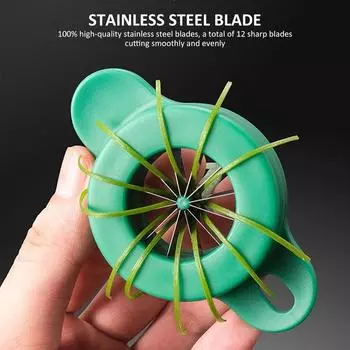 Новый легкий измельчитель зеленого лука, измельчитель цветов сливы, зеленый лук, волочение проволоки, сверхтонкий измельчитель овощей, кухонные аксессуары зелёный