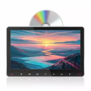 Новый Легко вставлять и вынимать Оснащен IPS LCD Монитор с большим экраном в подголовнике DVD-плеер Совместим с CPRM Полный угол обзора Сенсорный экран