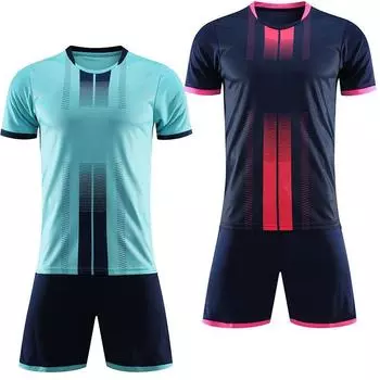 Новый летний модный мужской повседневный тренировочный футбольный тренировочный костюм с короткими рукавами, спортивный комплект S оранжевый