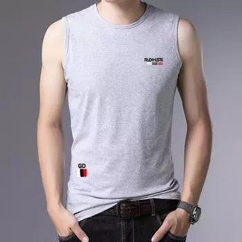 Новый летний мужской пуловер среднего возраста с коротким рукавом для отдыха, однотонная мужская футболка с круглым вырезом, одежда для папы M