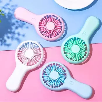 Новый летний портативный USB-вентилятор для зарядки с тремя регулируемыми шестернями, креативный мини-портативный маленький вентилятор, летнее охлаждающее оборудование белый