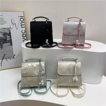 Новый летний простой школьный рюкзак в китайском стиле для студентов, модный рюкзак для женщин, ручной дорожный рюкзак