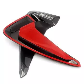 Новый левый и правый универсальный автомобильный боковой кузовной молдинг накладка стикер глянцевый черный АБС