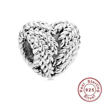 Новый Ловец снов кленовый лист Diy Fine Bead Fit оригинальные модные подвески браслет из стерлингового серебра 925 пробы для женщин модные украшения