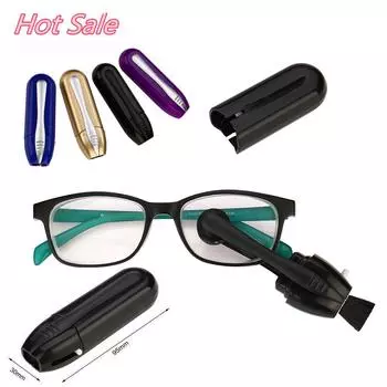 Новый лучший инструмент для чистки очков и солнцезащитных очков One, щетка для очков синий