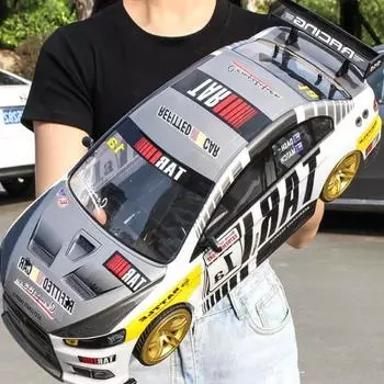 Новый LYZRC 1:10 4wd 70km/h Rc Drift Car Drifting Wheels Anti-collision Off Road Racin Cars Off Road 44 Toys Rc Drift Car Big Speed Toy Kids Gift 1 Battery белый