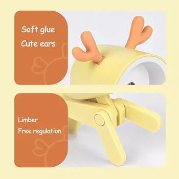 Новый маленький олень свет креативный необычный держатель мобильного телефона светодиодные декоративные украшения as the picture