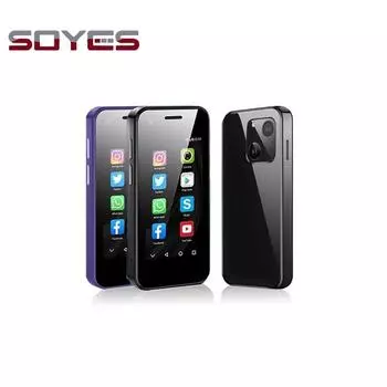 Новый небольшой смартфон SOYES XS13 Pro 3G, 2,5 дюйма, 1 ГБ ОЗУ, 8 ГБ ПЗУ, 5-мегапиксельная камера, Android 6.0, WIFI, две SIM-карты, 1520 мАч, резервный мини-телефон для бизнеса фиолетовый